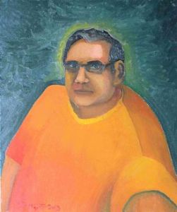 Self portrait at 60, painting by Jacinto Rivera