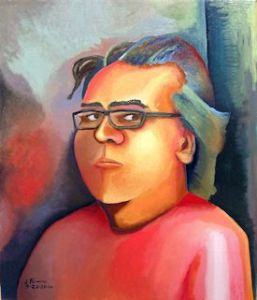 Self portrait of Jacinto Rivera