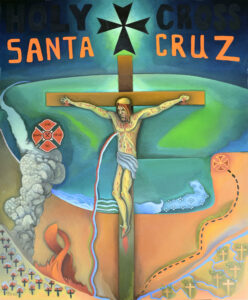 Santa Cruz, painting by Jacinto Rivera