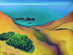 NorCal Pacific II, painting by Jacinto Rivera
